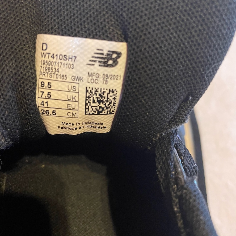 Women’s New Balance 410 Trail Black Shoes Size 9 1/2 9.5 - Picture 4 of 8